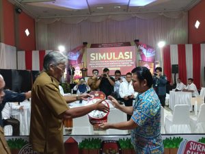 KPU Sintang Gelar Simulasi Pemungutan dan Penghitungan Suara Pemilu 2024