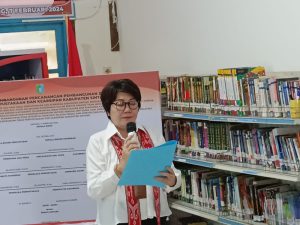Dinas Perpustakaan dan Kearsipan Sintang Canangkan Zona Integritas