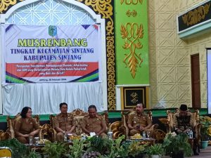 Wabup Sintang Buka Musrenbang Kecamatan Sintang di Rumah Adat Melayu Tepak Sireh
