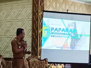 Kecamatan Sintang Gelar Musrenbang, Ini Penjelasan Tatang Supriyatna Camat Sintang