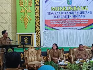 Hadiri Musrenbang Kecamatan Sintang Tahun 2024, Ini Paparan Kepala Bappeda Sintang