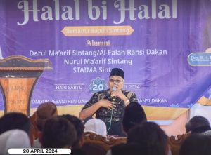 Bupati Sintang Hadiri Halal Bi Halal Bersama Alumni Darul Ma’arif Sintang