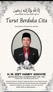 Mantan Sekda Kalbar Meninggal Dunia, Pemkab Sintang Ungkapkan Duka Mendalam