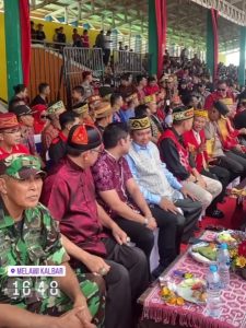 Wabup Sintang Hadiri Pembukaan Pekan Gawai Dayak Kabupaten Melawi Tahun 2024