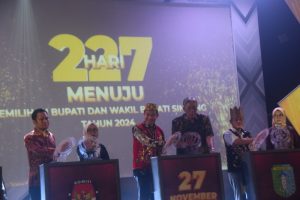 Bupati dan Wabup Sintang Kompak Hadiri Peluncuran Pilkada Kabupaten Sintang