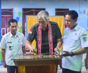 Bupati Sintang Resmikan TK Negeri I Sungai Tebelian, Ini Pesannya
