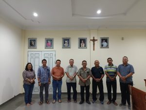 Terima Pengurus LP3K Sintang, Uskup Sintang Dukung Pelaksanaan Pesparani Katolik Tingkat Kabupaten Sintang