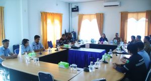 Kadis Kominfo Silaturahmi Dengan Manajemen Perumdam Tirta Senentang