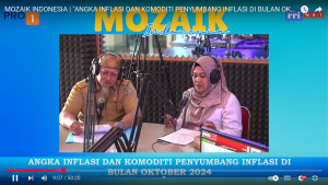 Kadis Perindagkop Sintang Jadi Narasumber di LPP RRI Sintang Acara Mozaik Indonesia