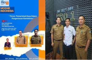 Dinas PMPD Sintang Jadi Narasumber Program Mozaik Indonesia di Pro 1 LPP RRI Sintang