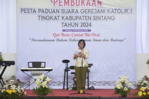 Pesparani Katolik Pertama Tingkat Kabupaten Sintang Tahun 2024 Diikuti 9 Kecamatan