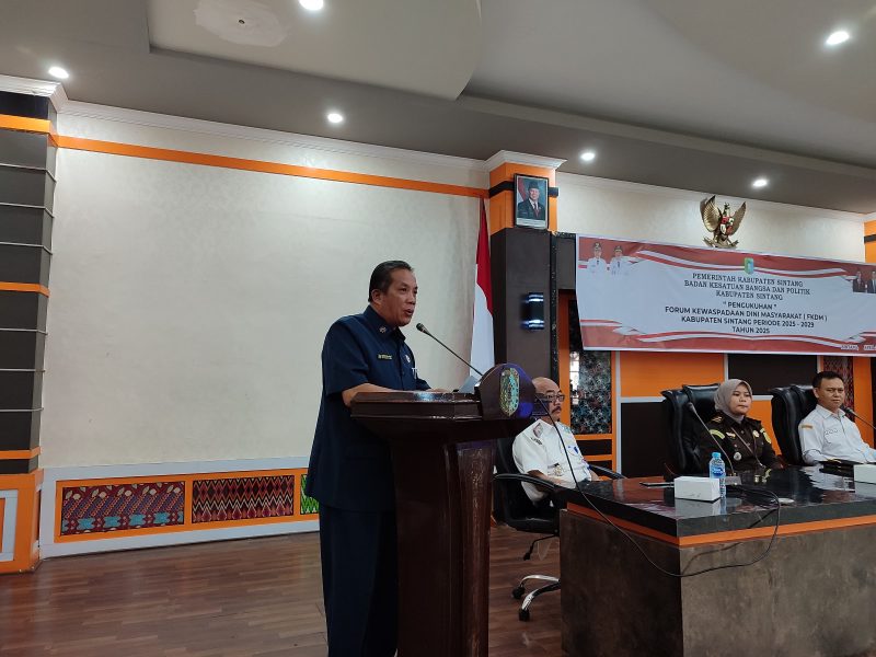 Tekan Konflik, Badan Kesbangpol Sintang Akan Percepat Pembentuka FKDM di Kecamatan