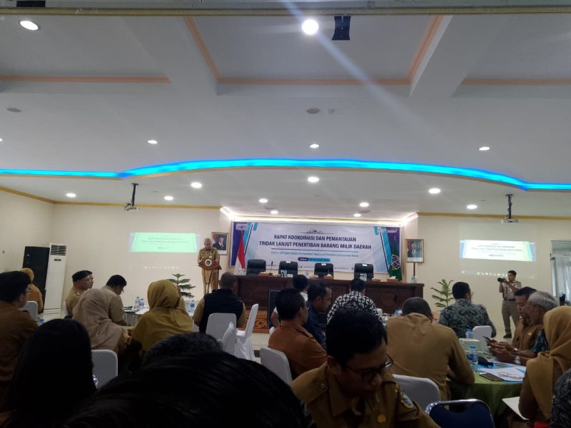 Kabid Aset BPKAD Sintang Ikuti Rapat Koordinasi dan Pemantauan Tindak Lanjut Penertiban Barang Milik Daerah di Pontianak