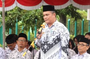 Upacara HUT PGRI 2025, Ini Kata Yustinus Kadis Dikbud Sintang Tentang Guru